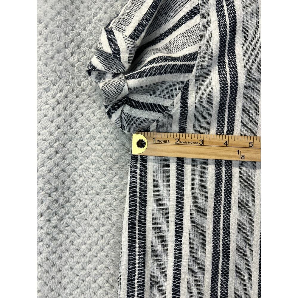 New Adrienne Vittadini Womens Linen Shirt Dress XXL Boho Cottagecore Minimalist - Picture 14 of 16